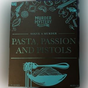 🍝🔫Murder Mystery Party “Pasta, Passion, and Pistols” 8 Players Ages 18+